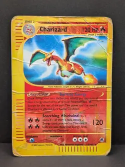 Charizard 006/165 Expedition Base Set Reverse Holo Rare Pokemon TCG Nintendo ink - Image 1