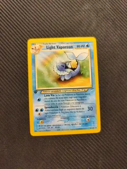 carta Pokemon tcg Light Vaporeon 52/105 1°Edizione Neo Destiny wotc ita nm- 151 - Image 1