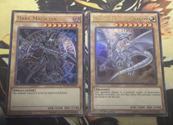 Yugioh: Dark Magician + Blue-Eyes White Dragon - MVP1 1st Edition Ultra Rare Set - Image 1