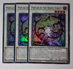 3x Poplar of the White Forest ALIN-EN041 1ST NM YUGIOH SR YUGIOH - Image 1