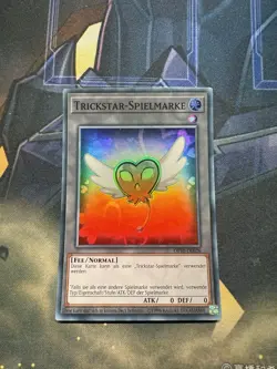 GERMAN YUGIOH Trickstar Token OP10-EN026 Super Rare Nm - Image 1