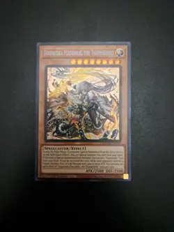 Yugioh Dogmatika Fleurdelis, the Thunderbolt DOOD-EN026 Secret Rare 1st ed. NM - Image 1