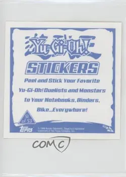 Two-Headed King Rex Topps YuGiOh Sticker Collection #51 2002 - Image 2
