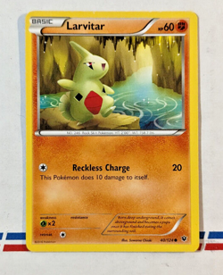 Larvitar 40/124 Non Holo XY Fates Collide Pokemon Card NM - Image 1