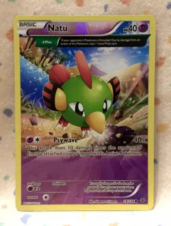 Pokemon Card NATU XY Roaring Skies 28/108 Holo Rare NM Condition - Image 1