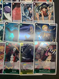 50 Shiny/Foil One Piece Rare Cards (Assorted Lot With No Duplicates) English - Image 2