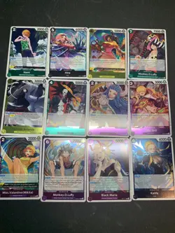 50 Shiny/Foil One Piece Rare Cards (Assorted Lot With No Duplicates) English - Image 4