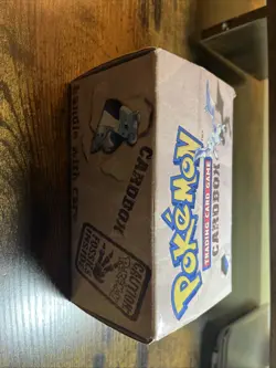 1999 Pokemon Trading Card Game Fossil Card Box - Empty Display Box (No Cards) - Image 1