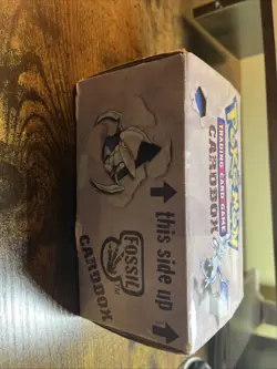 1999 Pokemon Trading Card Game Fossil Card Box - Empty Display Box (No Cards) - Image 3