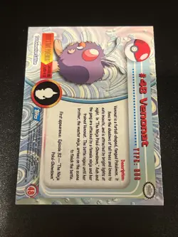 Pokemon Topps Trading Cards - #48 Venonat (6:4) - Image 2