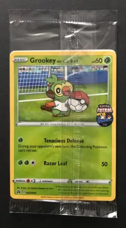 Grookey On The Ball 003/005 Futsal Pokemon Card PROMO UK Exclusive NEW SEALED - Image 1