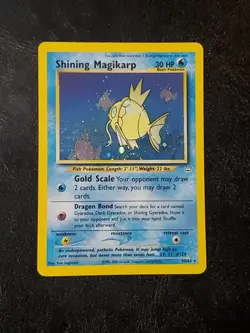 🎣 Pokemon TCG Shining Magikarp Neo Revelation Holo Card 66/64 🔥 - Image 1