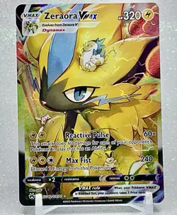 Pokemon Card Zeraora VMAX GG42/GG70 Crown Zenith Alternate Art Ultra Rare NM - Image 1