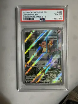 Pokemon Charmander 044 SV Scarlet & Violet Promo Holo Card PSA 10 - Image 1