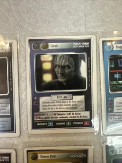 Star Trek CCG First Anthology (WB) Complete Six-Card Near-Mint/NM Promo Set - Image 3