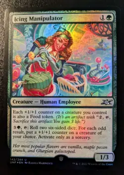 Icing Manipulator 142/244 UNF Foil Uncommon Unfinity Magic: The Gathering - Image 1