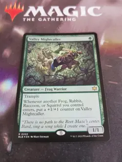 Mtg. Valley Mightcaller. Foil. Bloomburrow. Pack Fresh - Image 1