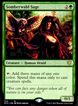 Somberwald Sage Commander: Innistrad: Midnight Hunt Regular - Image 1