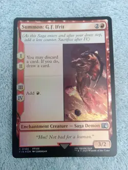 Summon: G.F. Ifrit Final Fantasy Foil MINT PACK FRESH - Image 1