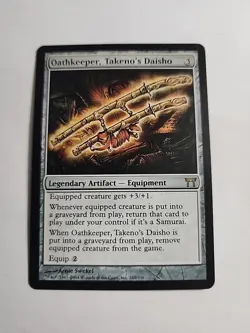Oathkeeper Takeno's Daisho x1 MTG ENGLISH Rare -- Check My Store! - Image 1