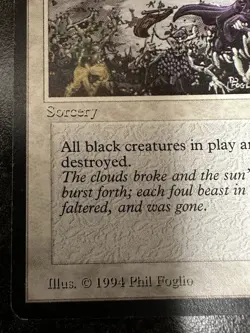 Cleanse MP Legends MTG Magic The Gathering 1994 Banned List Moderately Played - Image 4