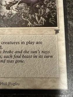 Cleanse MP Legends MTG Magic The Gathering 1994 Banned List Moderately Played - Image 5