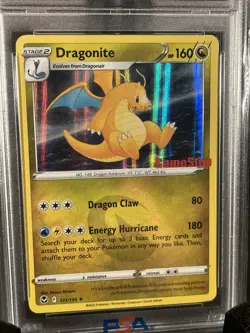 POKEMON 2022 Gamestop Exclusive DRAGONITE Holo #131 PSA 9 Mint RARE - Image 2