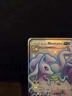 Pokemon TCG Alolan Ninetales GX SV53/SV94 Full Art Hidden Fates 🌟PACK FRESH🌟 - Image 2