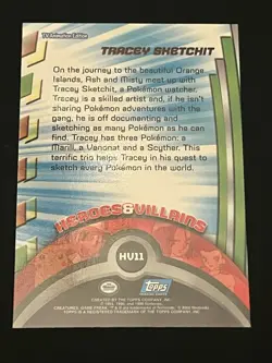 Pokemon Tracey Sketchit Foil Topps Series 3 #HV11 TV Animation Edition 2000 NM/M - Image 2