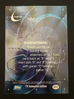 Pokemon Topps Murkrow #198 Johto Series 1 2001 4/10 POP-UP TV Animation NM - Image 2