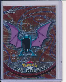 2000 Topps Chrome Pokemon Series 1 #42 Golbat - Image 1