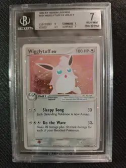 Wigglytuff Ex 101/101 Ex Hidden Legends BGS 7 Beckett Pokemon Tcg - Image 1