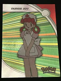 Pokemon Nurse Joy Foil Topps Series 3 #HV16 TV Animation Edition 2000 NM - Image 1