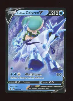[NM] Black V Ice Rider Calyrex V Chilling Reign 045/198 Pokemon TCG - Image 1
