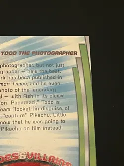 Pokemon Todd Foil Topps Series 2 #HV3 TV Animation Edition 2000 NM/M - Image 5
