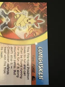 Pokemon Combusken Foil Topps Advanced Challenge 2003 #21 NM - Image 4