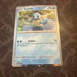 Squirtle Cosmos Holo Black Star Promo - SVP 048 - Scarlet & Violet Pokemon 2023 - Image 1