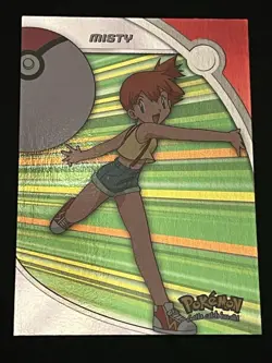 Pokemon Misty Foil Topps Series 3 #HV7 TV Animation Edition 2000 NM/M - Image 1