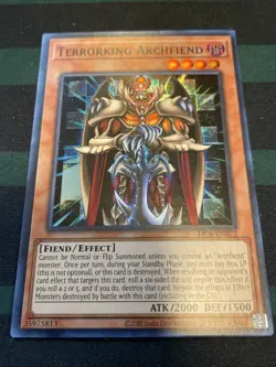 Terrorking Archfiend DCR-EN072 NM Super Rare Dark Crisis 25th Anniversary - Image 1