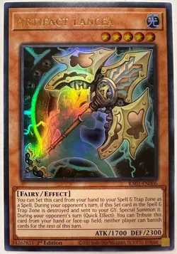 Yugioh! - Artifact Lancea - RA01-EN006 - Ultra Rare - NM/M - Image 1