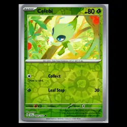 Celebi 004/142 Reverse Holo Uncommon - Stellar Crown Pokemon Card - Image 1