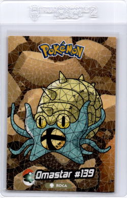 Omastar Pokemon card Crystal collection - Image 1