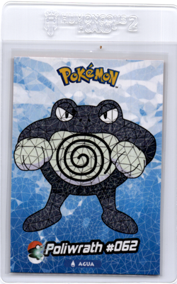 Poliwrath Pokemon card Crystal collection - Image 1