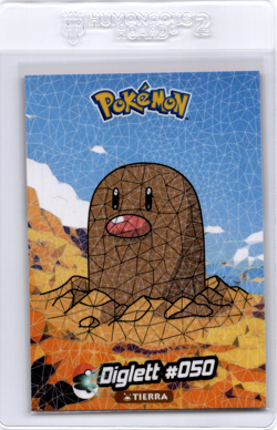 Diglett Pokemon card Crystal collection - Image 1