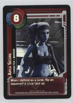 2011 Star Wars: Clone Wars Adventures Trading Card Game Aayla Secura #130 - Image 1