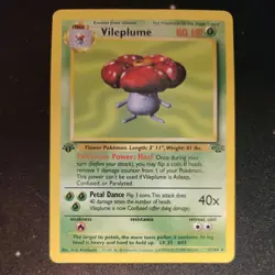 Pokemon TCG Vileplume 1st Edition Card 31/64, Jungle Set - Image 1