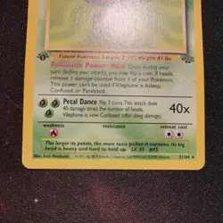 Pokemon TCG Vileplume 1st Edition Card 31/64, Jungle Set - Image 5