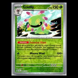 Cradily 006/142 Reverse Holo Rare - Stellar Crown Pokemon Card - Image 1