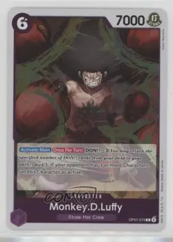 2024 One Piece Card Game: 500 Years in The Future OP07 Monkey D Luffy #OP07-073 - Image 1