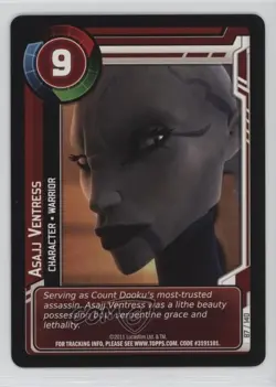 2011 Star Wars: Clone Wars Adventures Trading Card Game Asajj Ventress #87 - Image 1